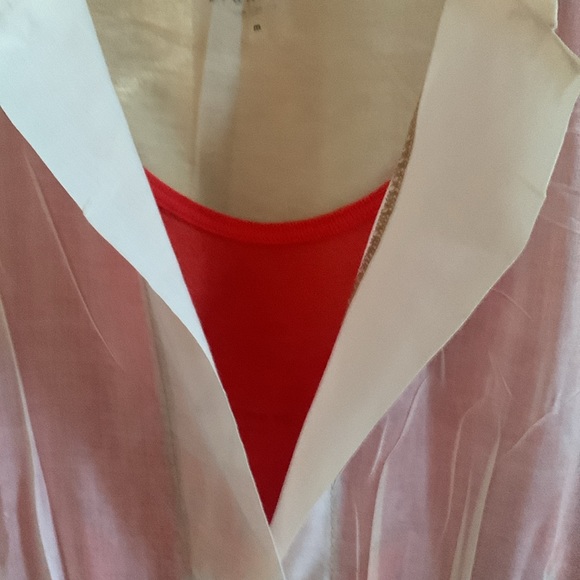 Dress plus a full bright orange under dress,like new, - Picture 4 of 8